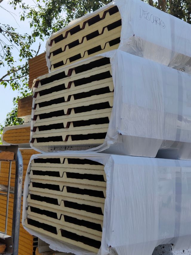 Panel sándwich Cubierta medida 1m x 3m