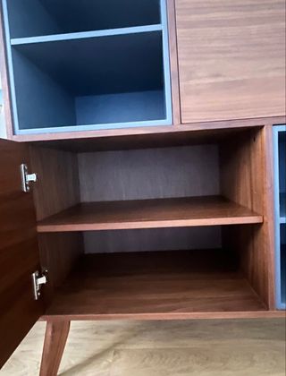 Credenza scandinava in noce