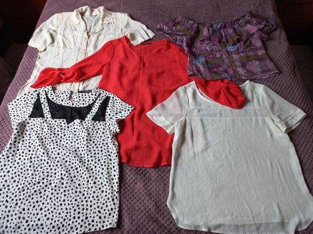 Blusas, camisas, manga corta talla 36