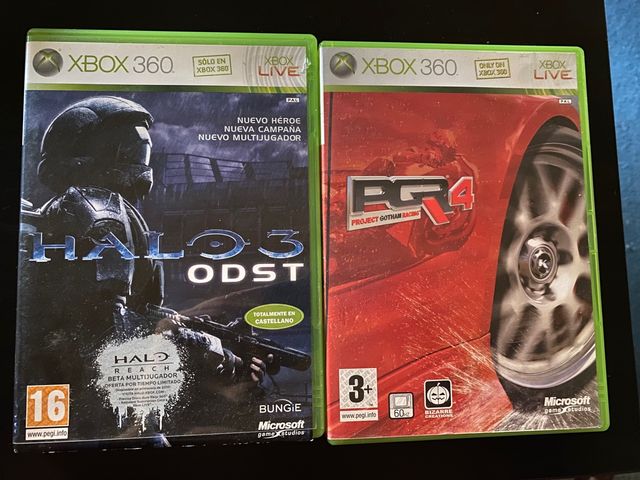 Videojuegos Halo 3 odst y PGR4 para xbox 360