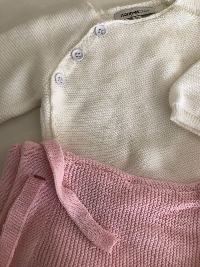 Conjunto de algodón 100% talla 56cm