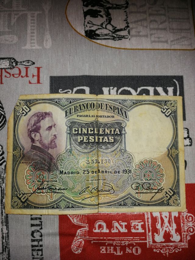 billetes de España antiguos
