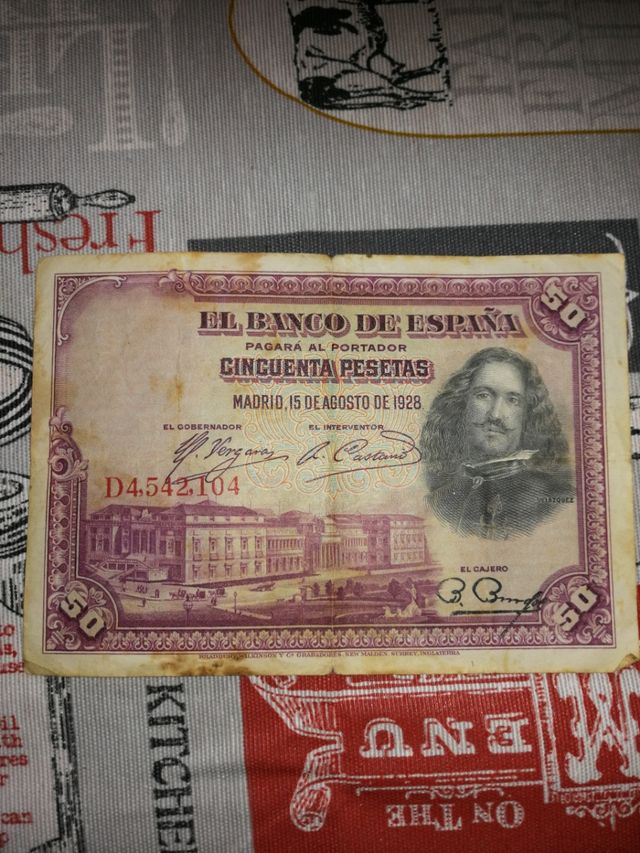 billetes de España antiguos