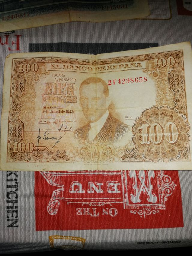 billetes de España antiguos