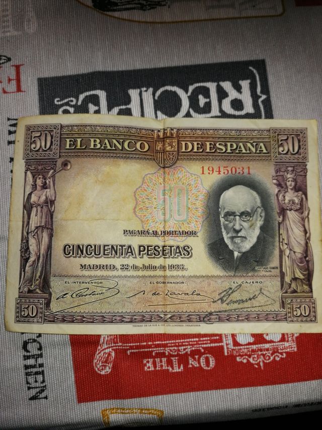 billetes de España antiguos