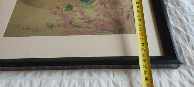 Marco fotos y 2 láminas originales antiguas Chinas