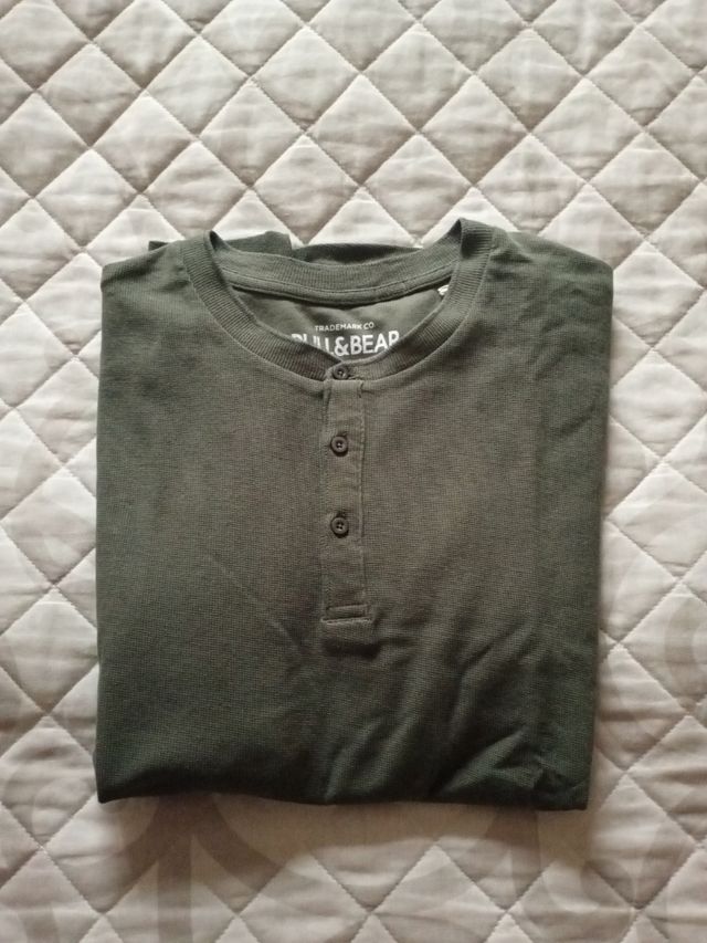 Camiseta manga larga.Pull&Bear