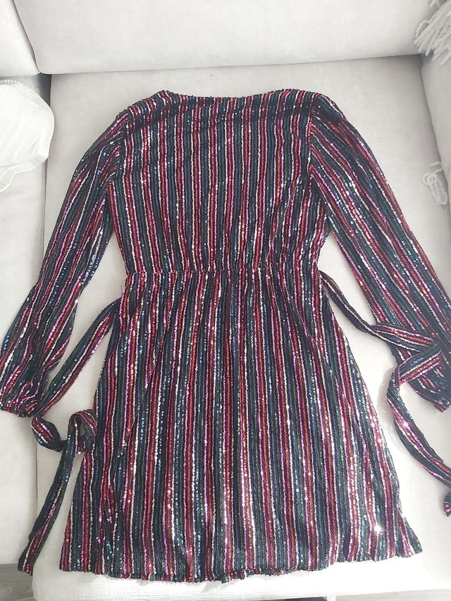 Vestido lentejuelas de BCBG. Talla 10