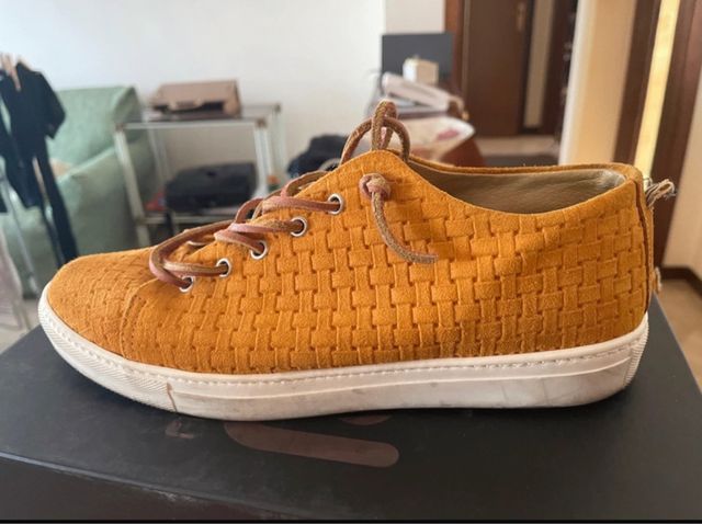 Scarpe uomo senape 43 Ottime MALEFEMALE