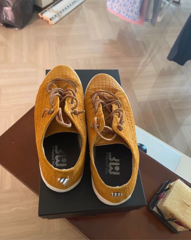 Scarpe uomo senape 43 Ottime MALEFEMALE