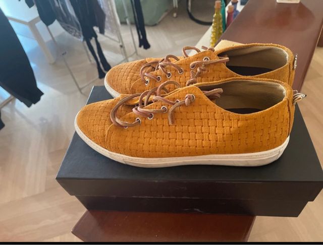 Scarpe uomo senape 43 Ottime MALEFEMALE