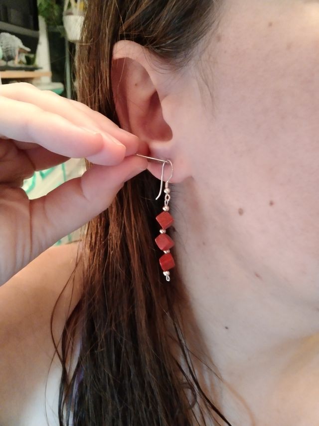 PENDIENTES DE CORAL