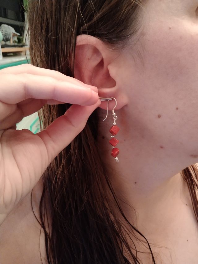PENDIENTES DE CORAL