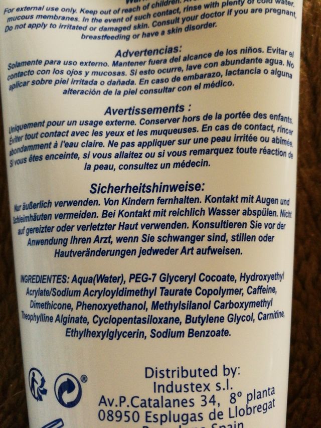 crema anticelulítico velform lote