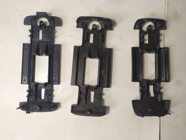 Lote de ocho chasis Scalextric