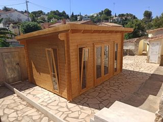 Caseta de jardín de madera modelo OKLAHOMA 