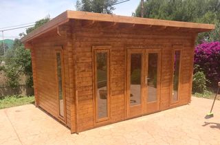 Caseta de jardín de madera modelo OKLAHOMA 