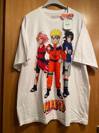 camiseta naruto pull and bear