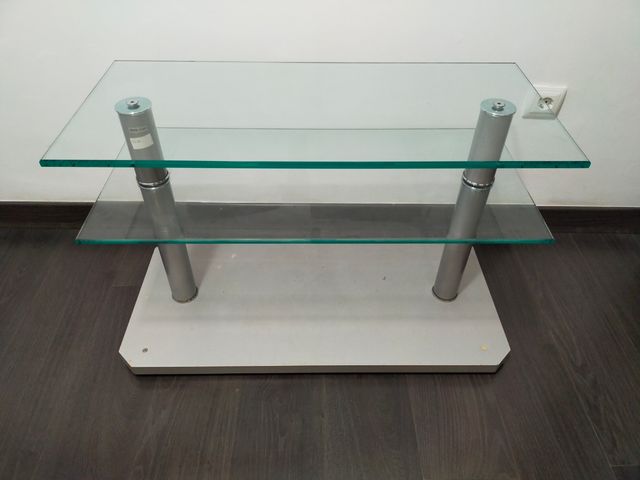 mesa de cristal