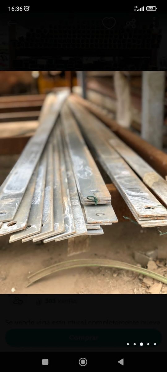 Hierro estructural:Vigas,Ángulo,Miras,Pletinas