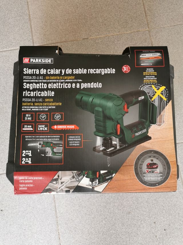 sierra de calar y de sable recargable