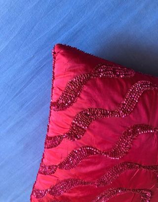 Cuscino con paillettes