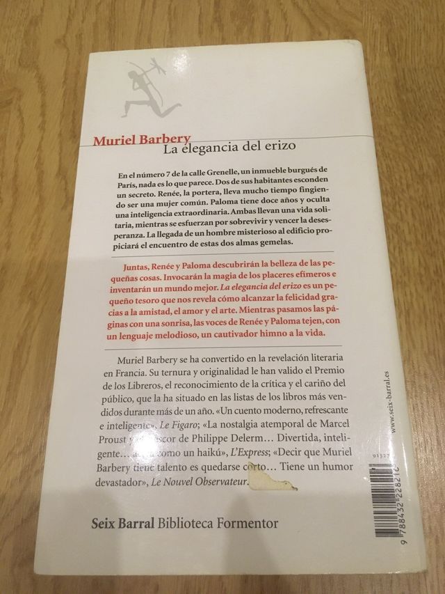 La elegancia del erizo - Muriel Barbery