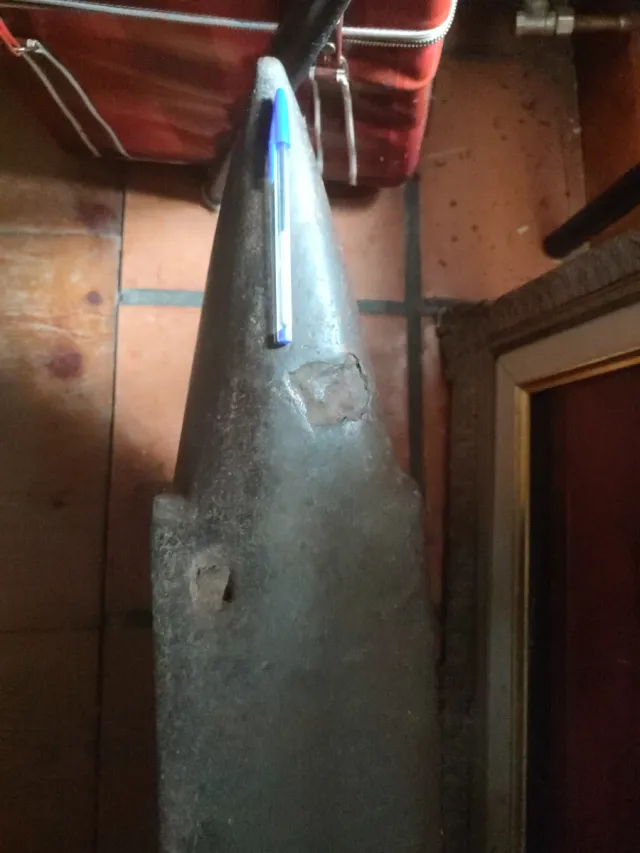 Enorme antiguo yunque forja herrero tas bigornia