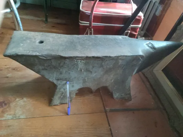Enorme antiguo yunque forja herrero tas bigornia
