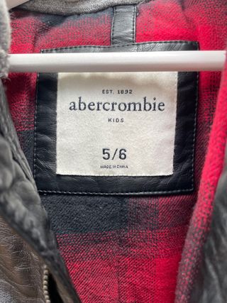 Chaqueta cuero abercrombie DE NIÑOS