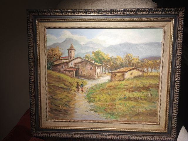 Ocasión! Precioso cuadro al óleo