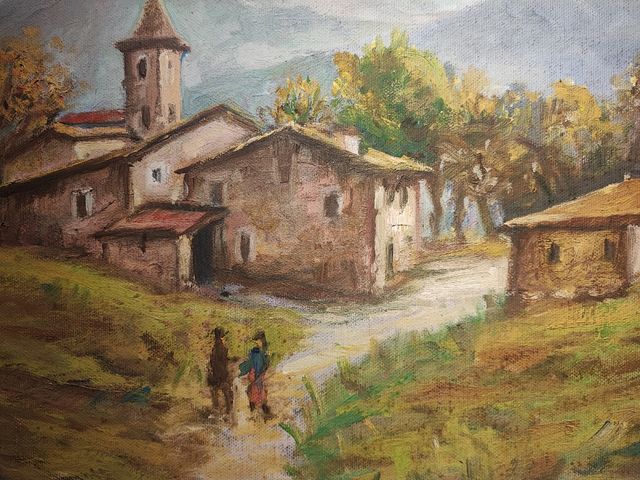 Ocasión! Precioso cuadro al óleo