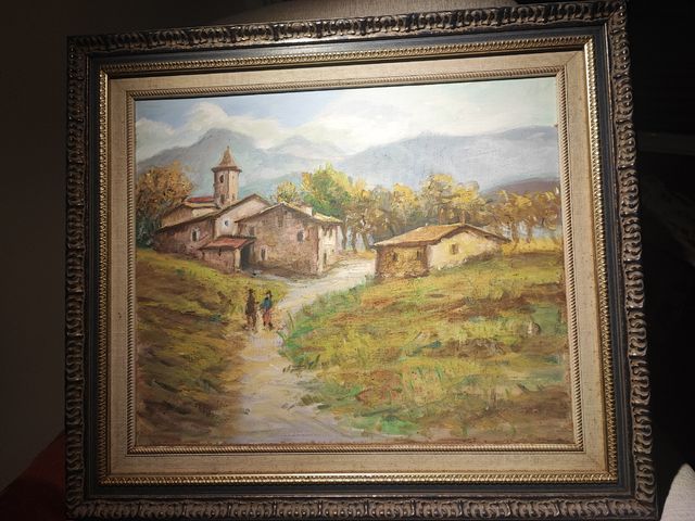 Ocasión! Precioso cuadro al óleo