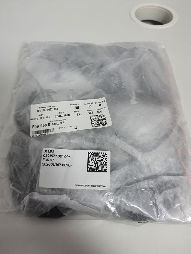 Chanclas de dedo con brillantes h&m SIN ESTRENAR