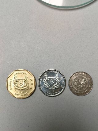 Monedas Singapur 