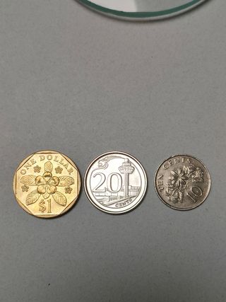 Monedas Singapur 