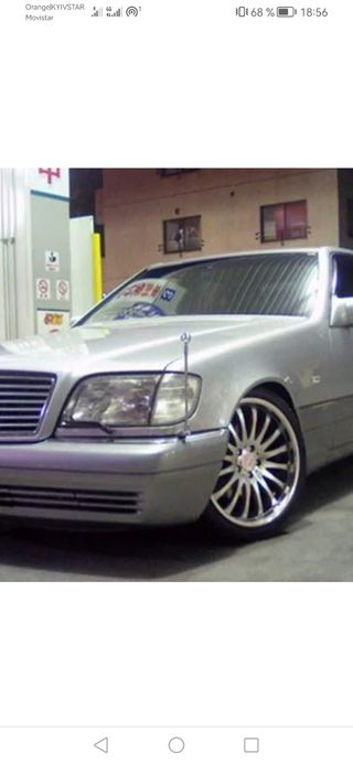 soporte bandera Mercedes asignado politico etc w140 1990