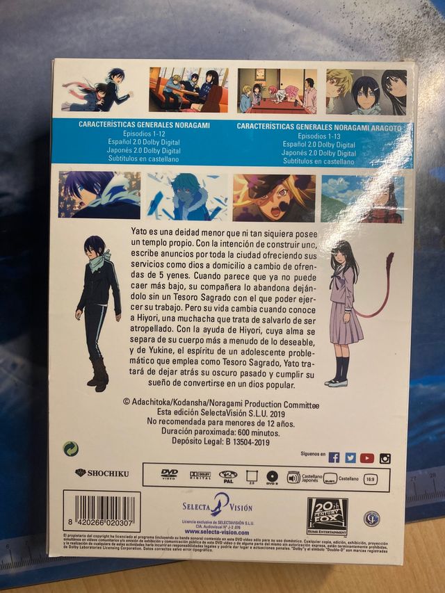 NORAGAMI SERIE COMPLETA DVD