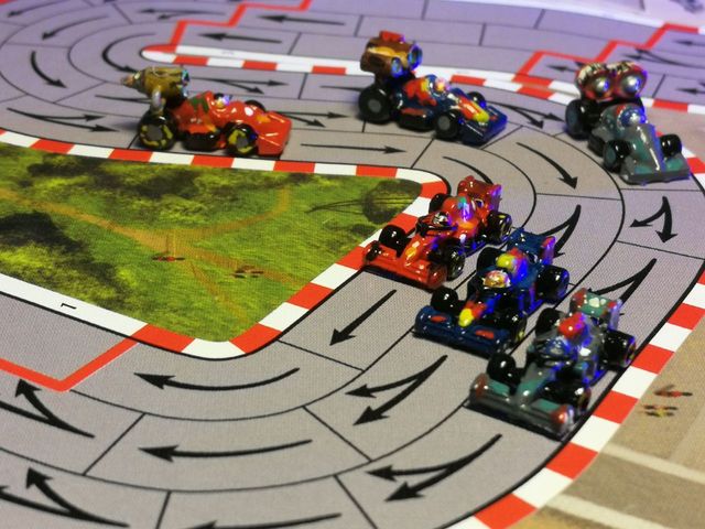 Coche en miniatura para juegos de mesa
