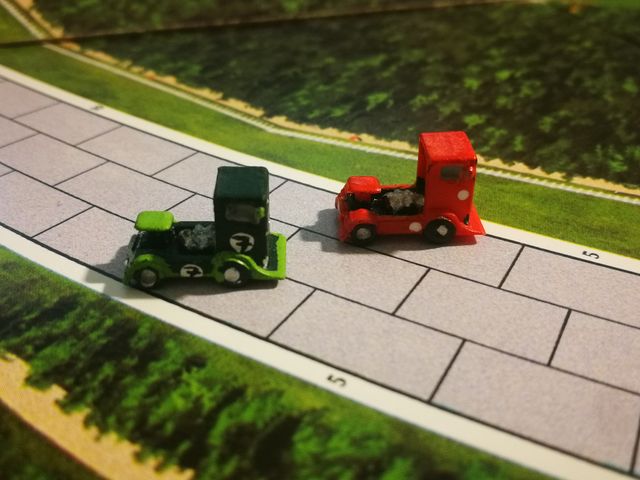Coche en miniatura para juegos de mesa