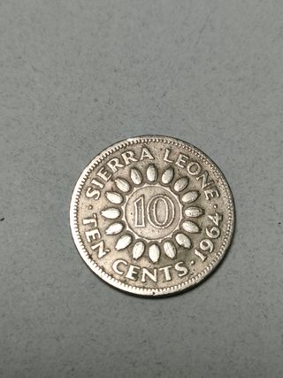 Moneda Sierra Leona año 1964
