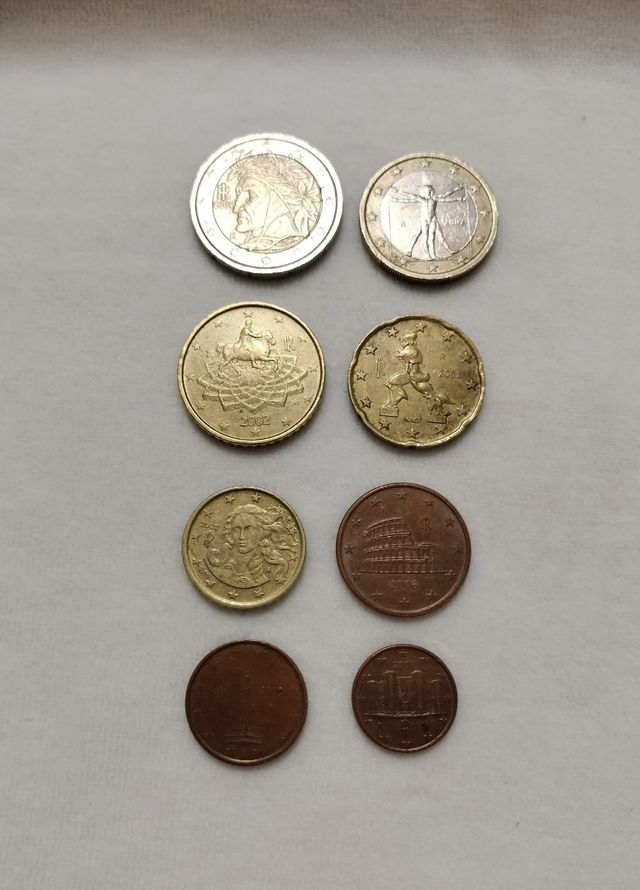 Monedas euro Italia