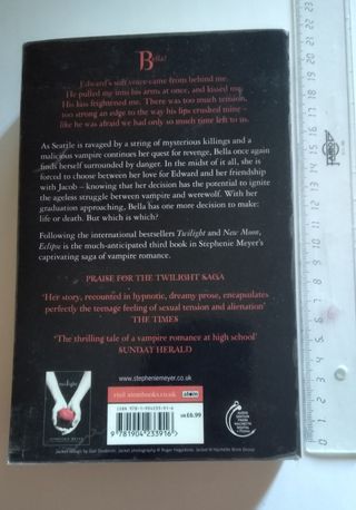 Eclipse. Libro saga crepúsculo 