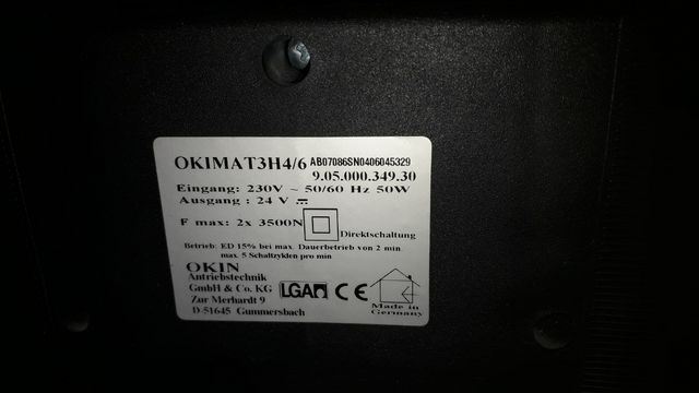 Somier articulado con motor eléctrico