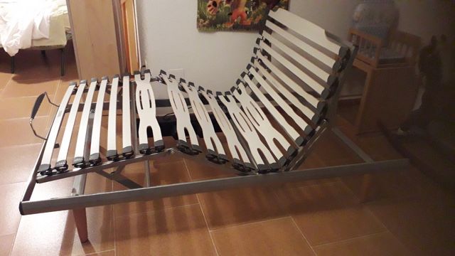 Somier articulado con motor eléctrico