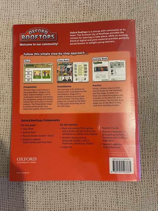 Libro inglés Oxford Rooftops Activity Book 3
