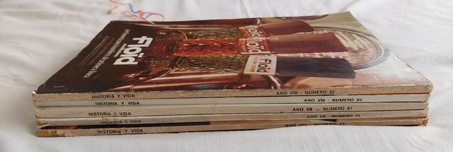 Coleccionismo:Revistas Historia y Vida, años 74-75
