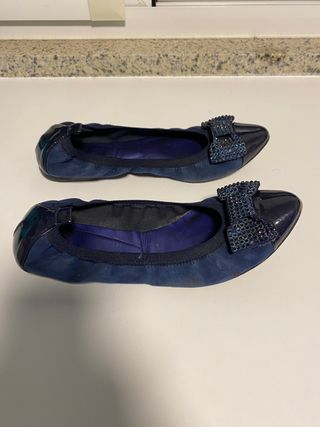 Manoletinas azules