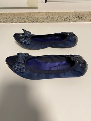 Manoletinas azules