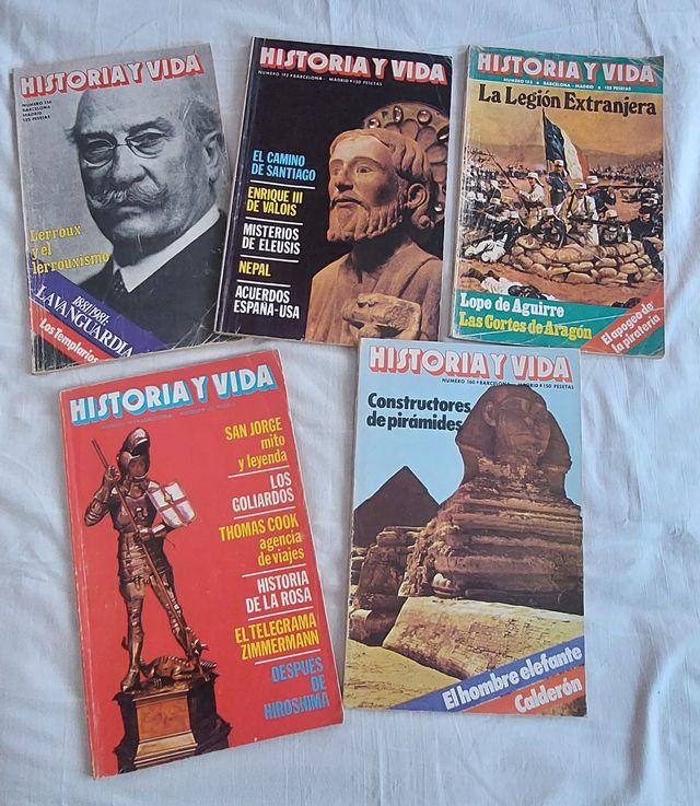 Coleccionismo: Revistas Historia y Vida, 79 a 82